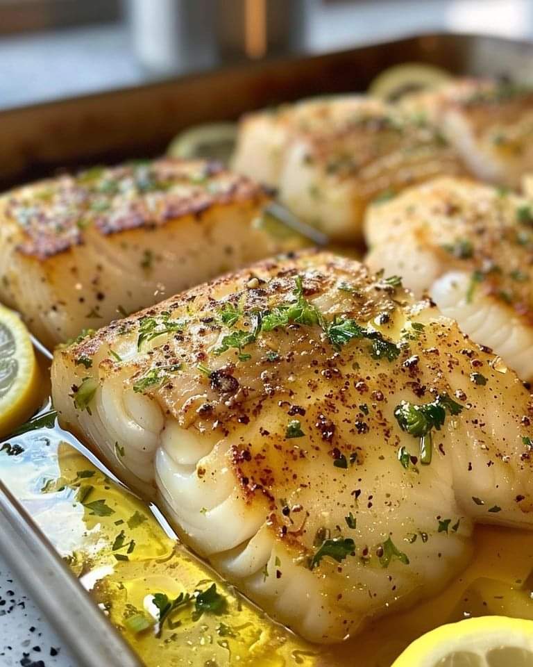 Baked Cod with Lemon and Garlic Recipe