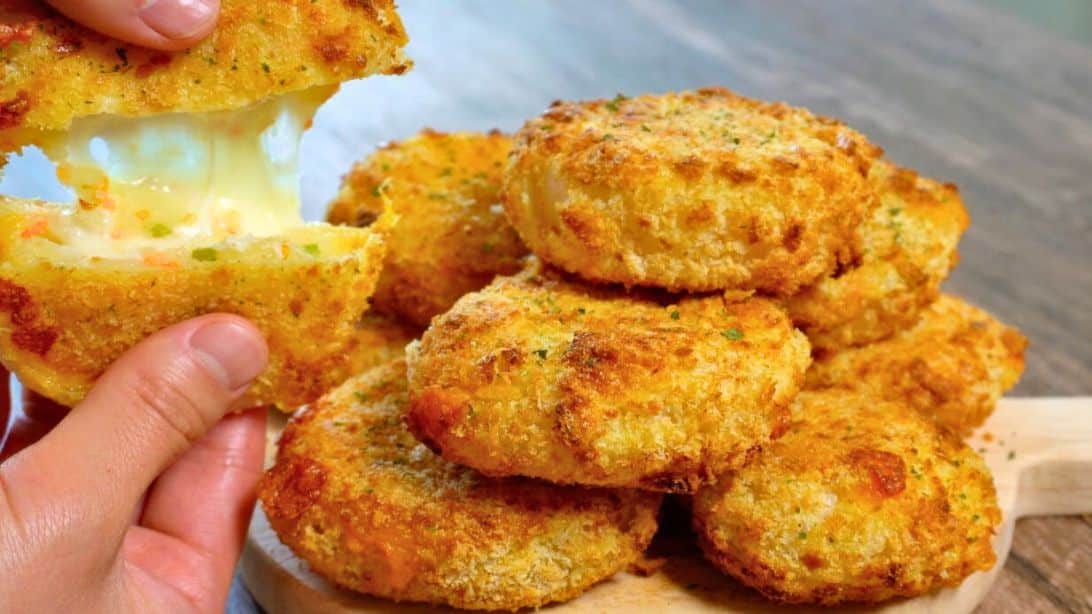 Crispy Potato and Cheese Patties Recipe