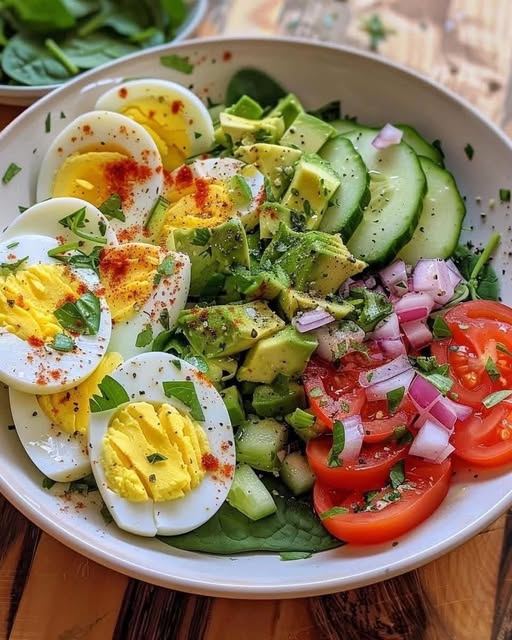 Fresh Avocado and Egg Salad