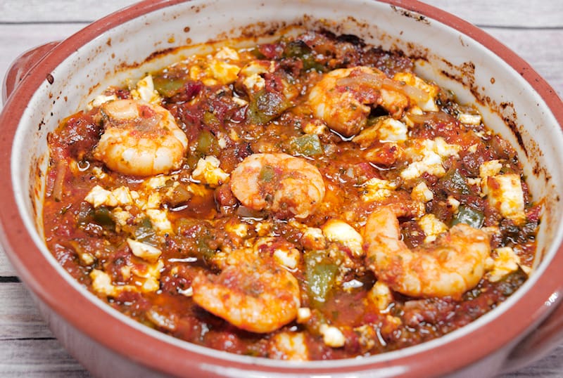 Greek Shrimp Saganaki Recipe