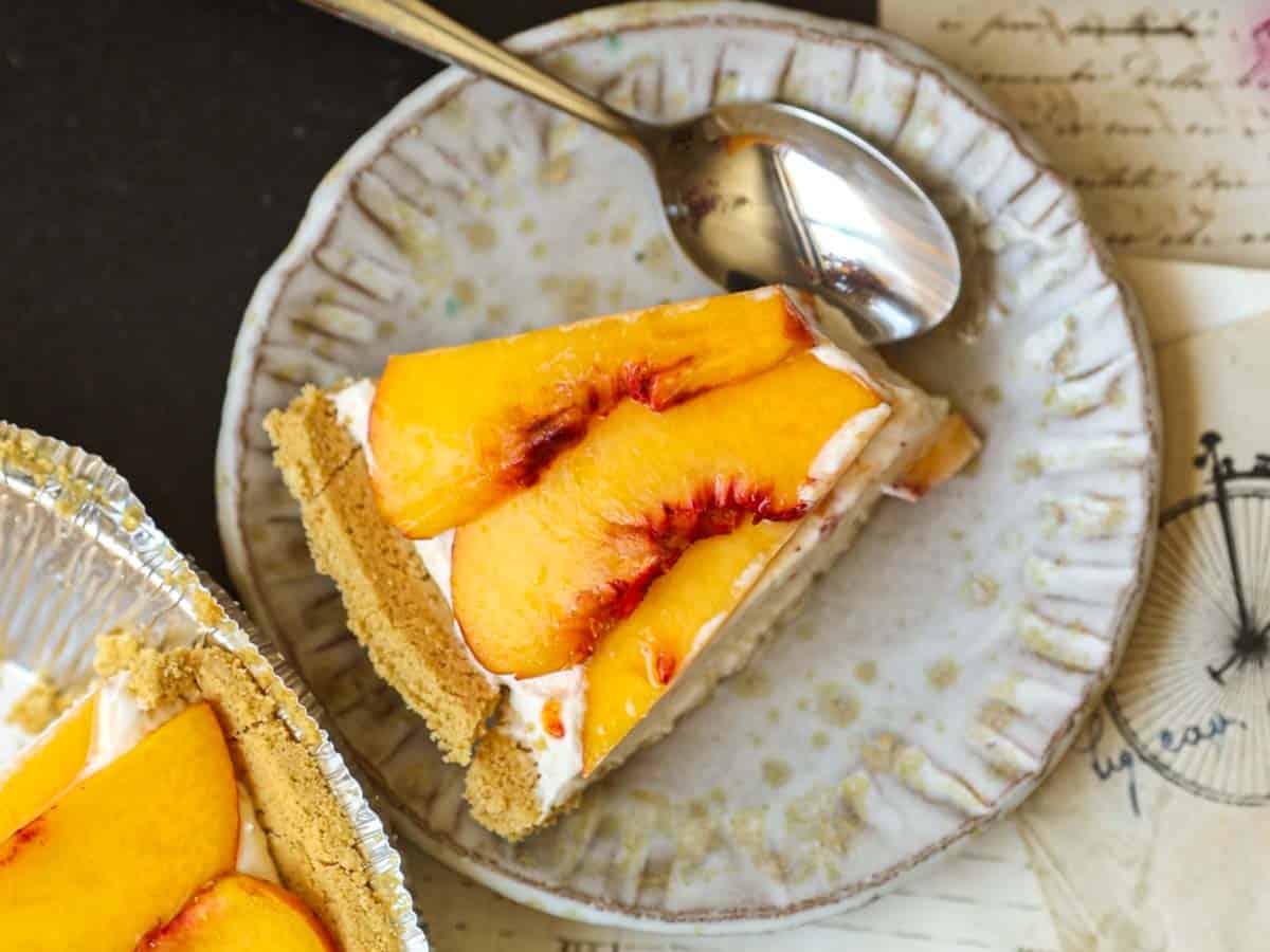 No-Bake Peach Cheesecake Recipe