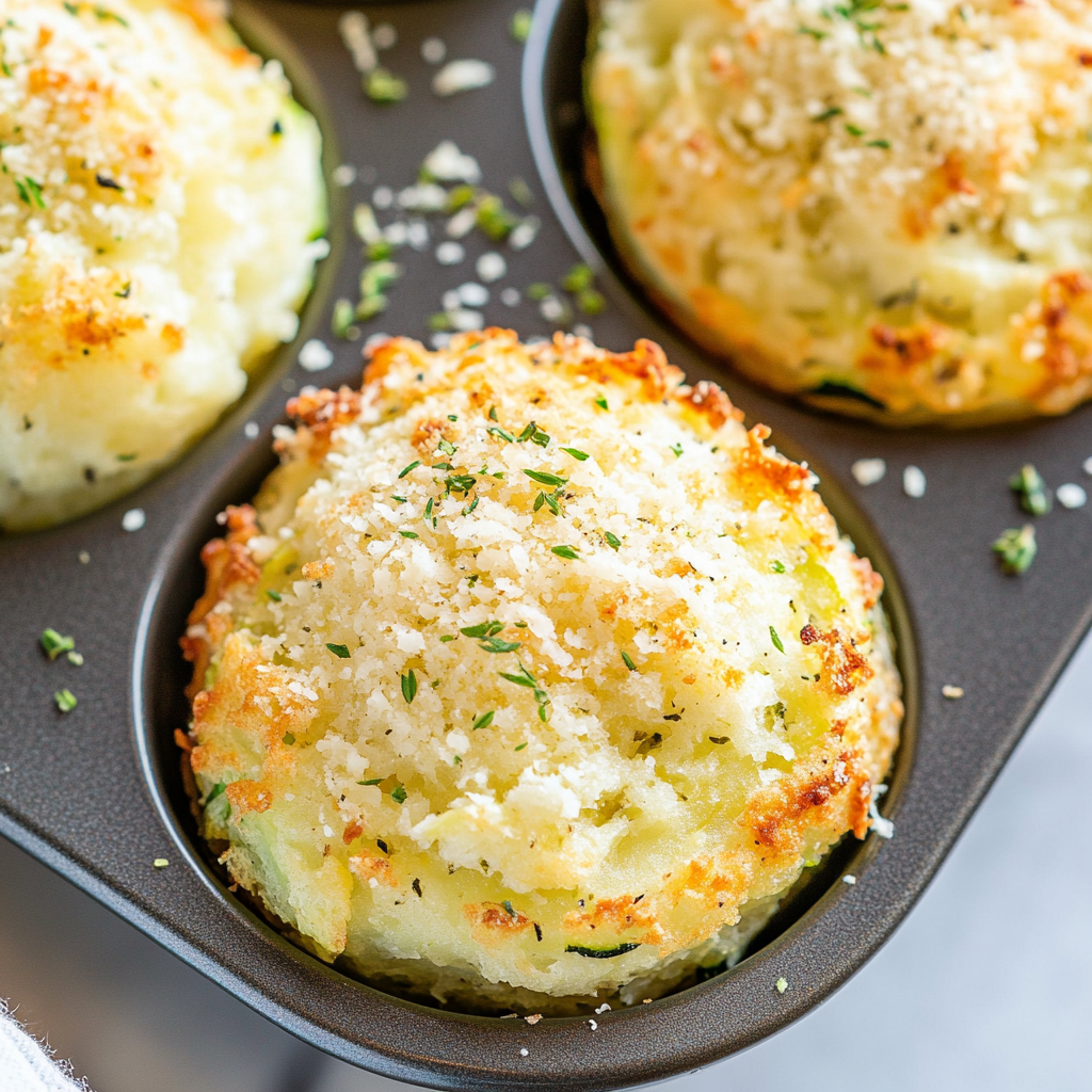 Crispy Zucchini Muffins