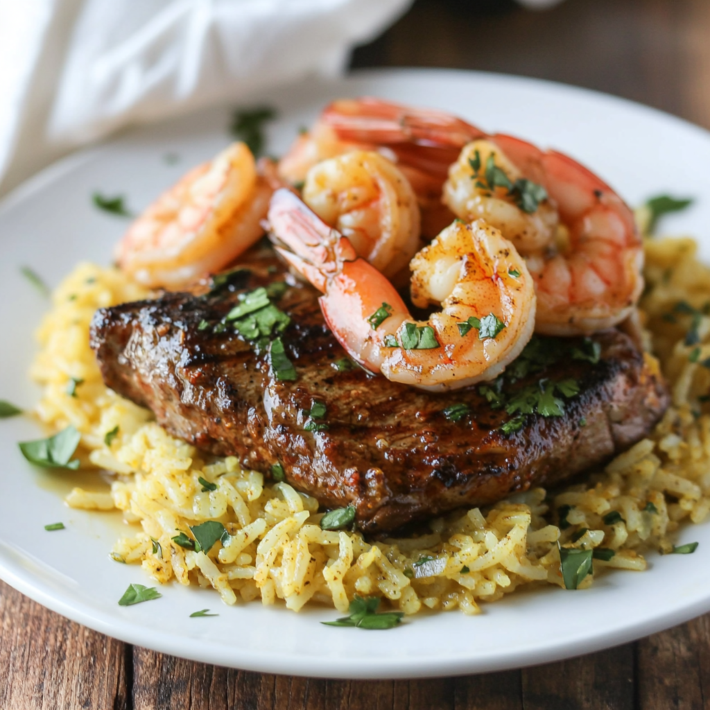 Jerk Steak Shrimp