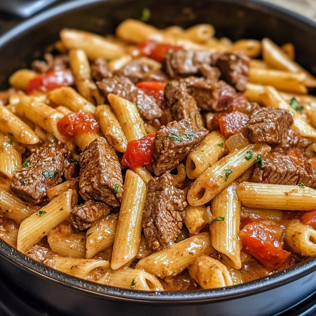 One-Pot Steak Pasta