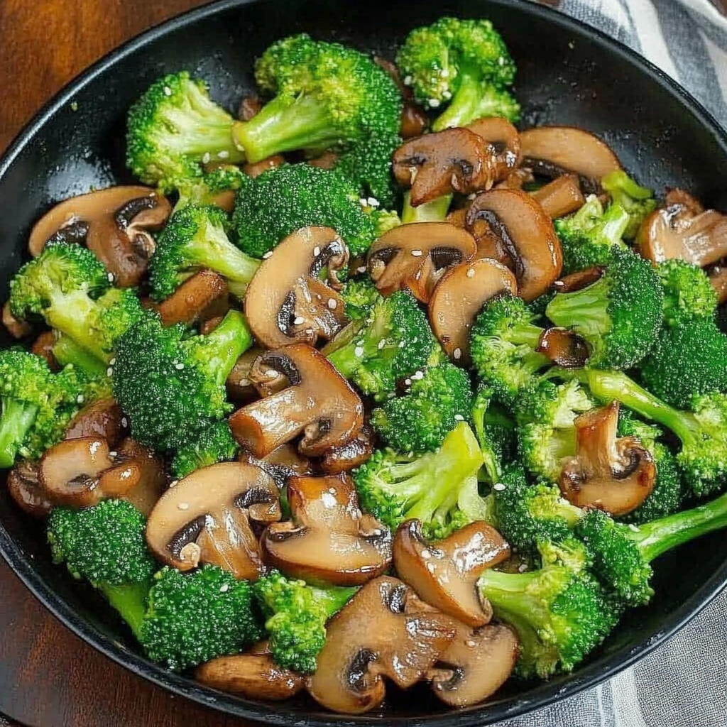 broccoli mushroom stir-fry