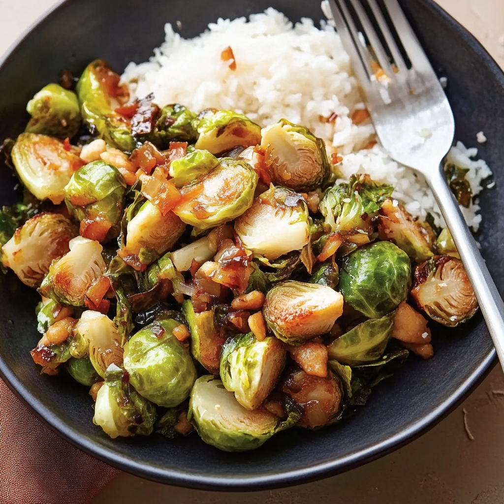 brussels sprouts stir-fry