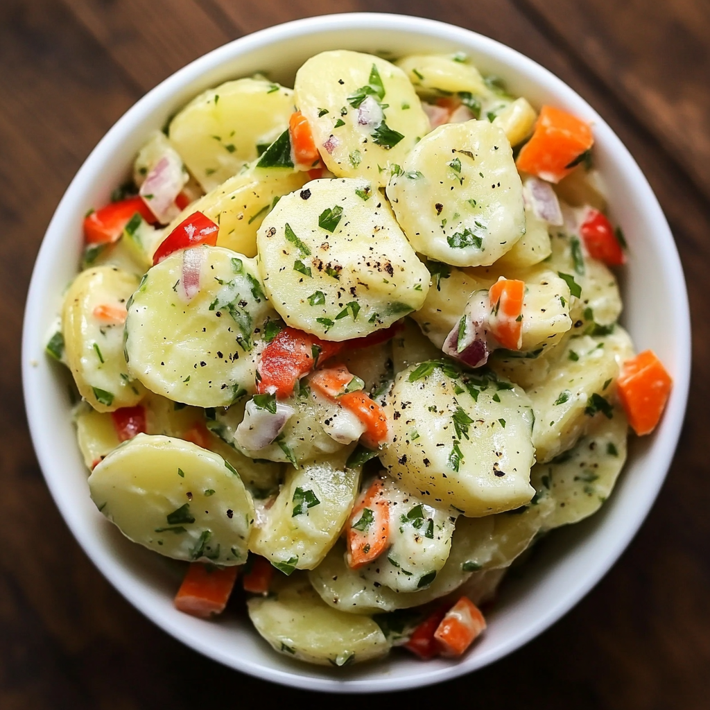 creamy cucumber potato salad