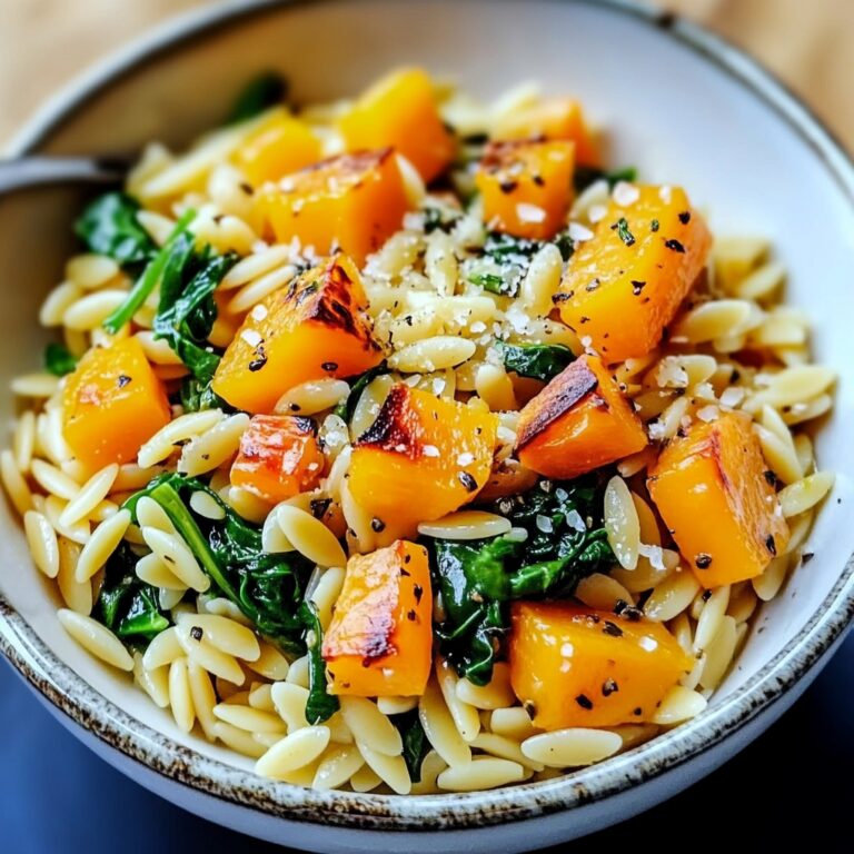 orzo butternut spinach
