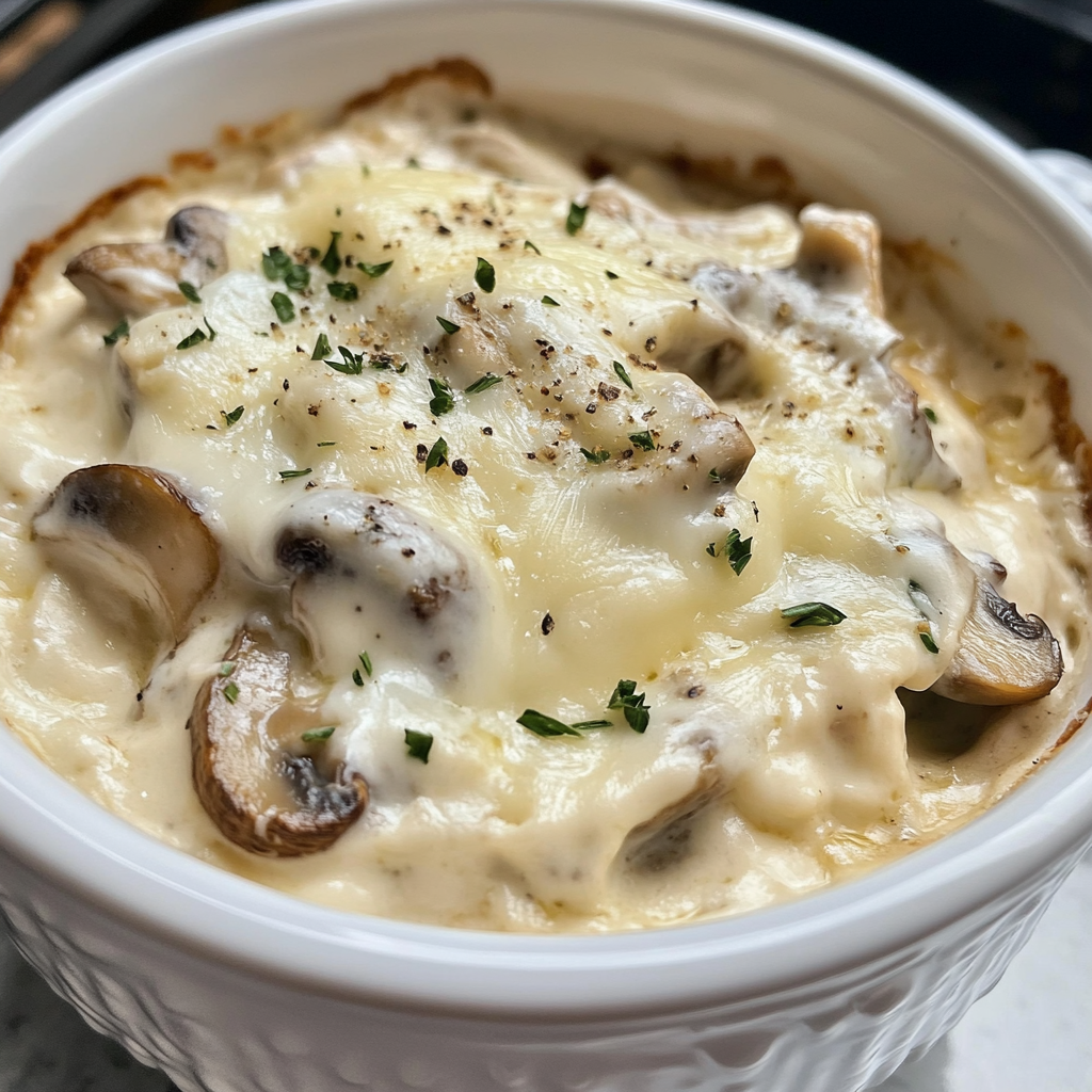 stuffed mushroom dip