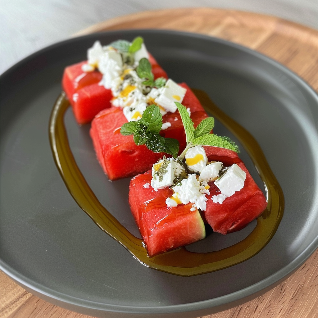 watermelon feta salad