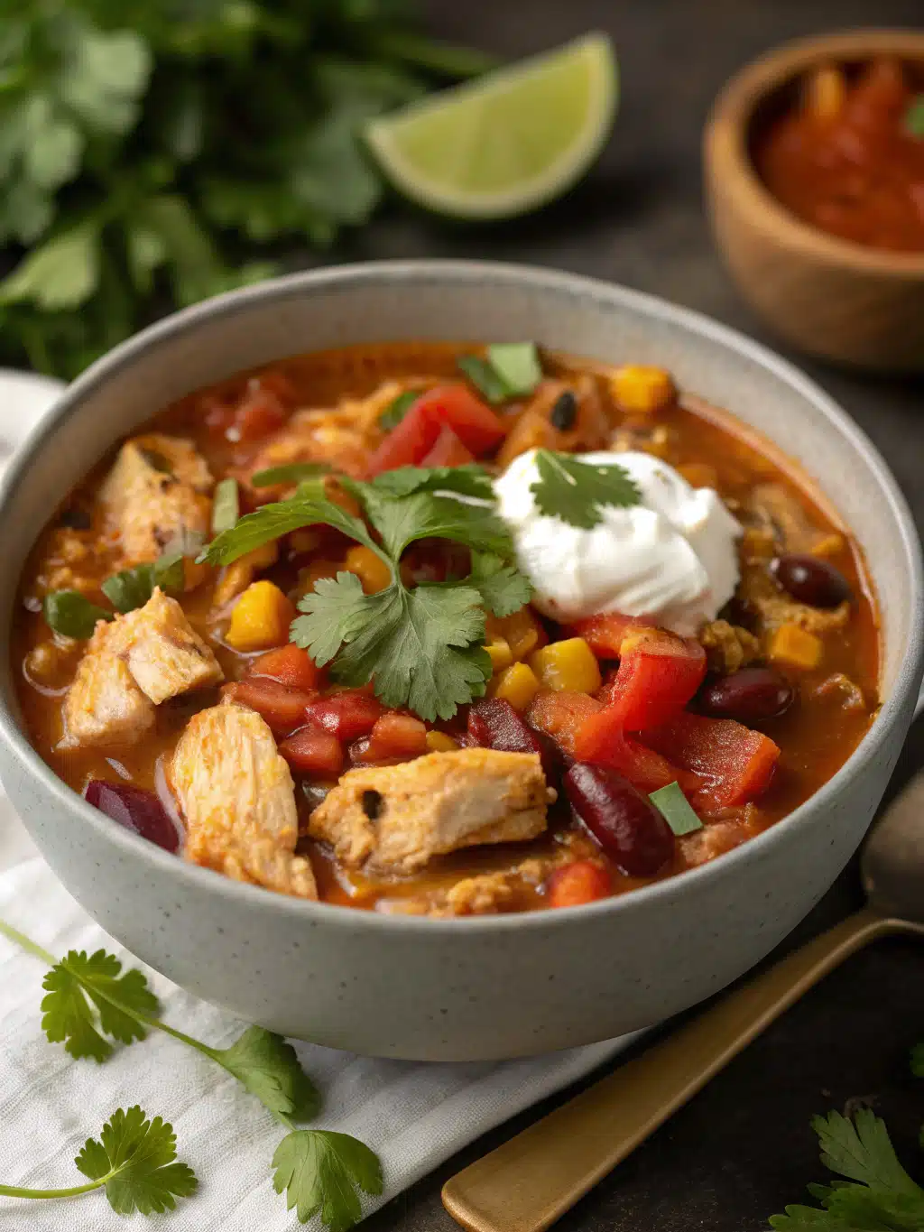Craving comfort but short on time? Master the easiest Chicken Chili recipe in 5 simple steps for cozy, flavor-packed bowls. Discover quick dinner solutions – try tonight!