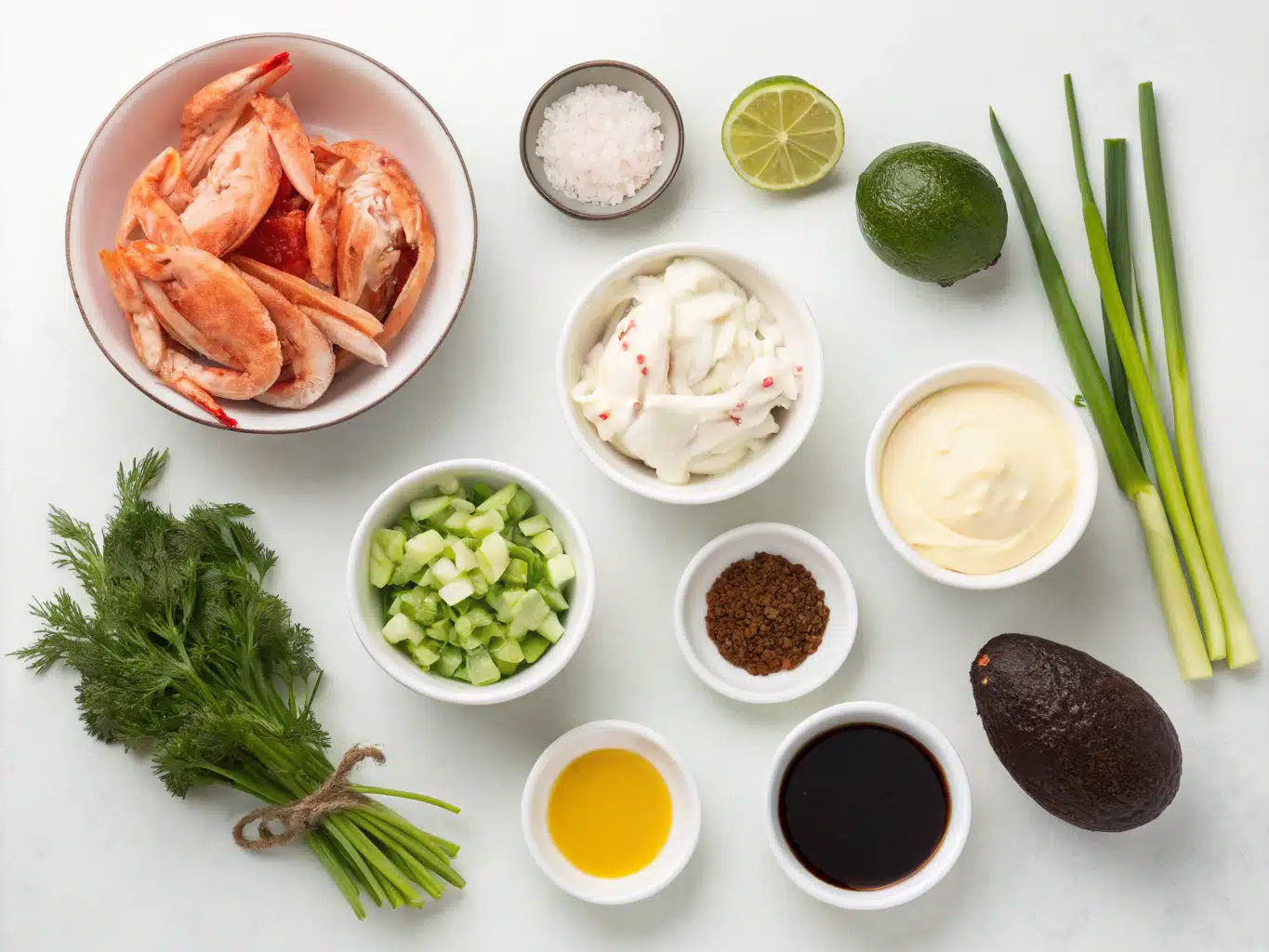 Best 5-Minute Crab Salad Recipe for Summer Parties 1 Crab Salad ingridiets 2025 04 30T185344.174Z