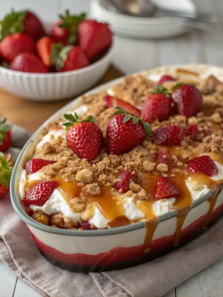 How to Make the Best Strawberry Cheesecake Dump Cake in 5 Steps