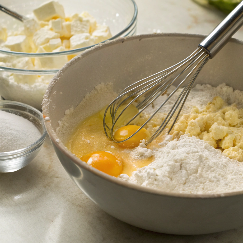 Cottage Cheese Bread: How to Make 5-Ingredient Healthy Loaf! 2 in a large bowl whisk together the flour baking