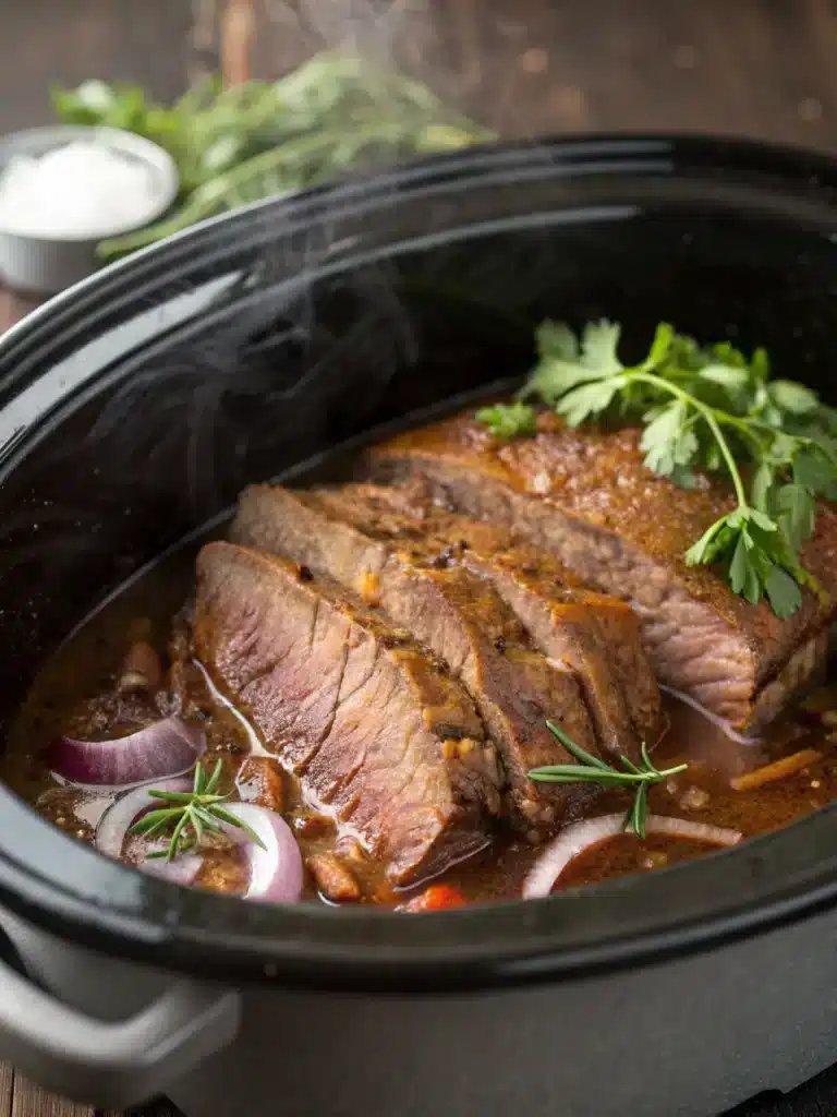 Struggling with tough brisket? Unlock juicy, melt-in-your-mouth **slow cooker beef brisket** with foolproof tips! Learn easy steps for flavorful, set-and-forget meals. Try now!