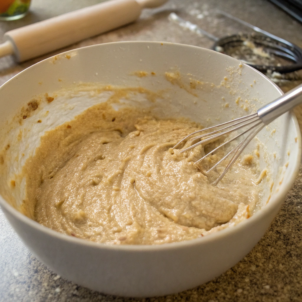 Cottage Cheese Bread: How to Make 5-Ingredient Healthy Loaf! 4 step 4 combine and fold gently fold the wet