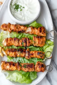 Authentic Shish Tawook Recipe (Middle Eastern Chicken Skewers)