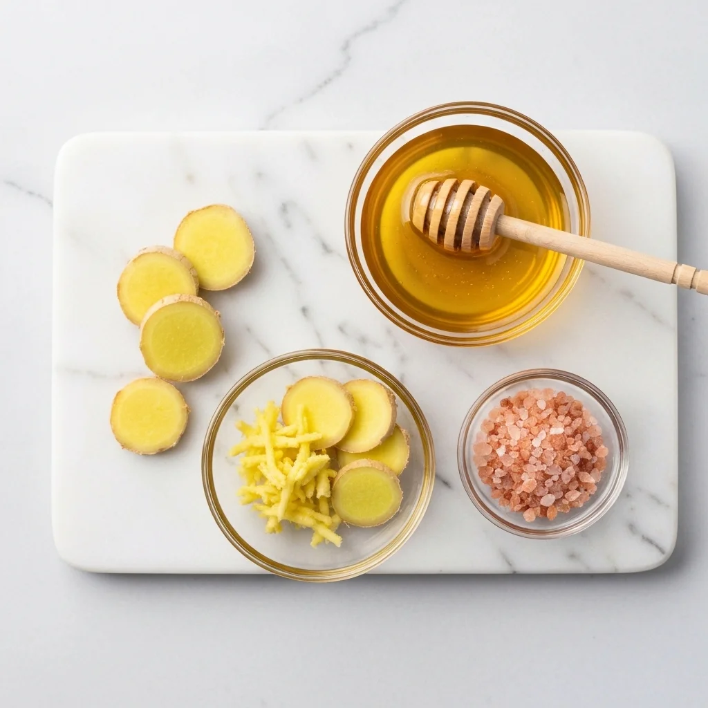 Honey Trick For Men: Best 3-Ingredient Natural Energy Blend 2 Three simple ingredients for the honey trick in a glass jar