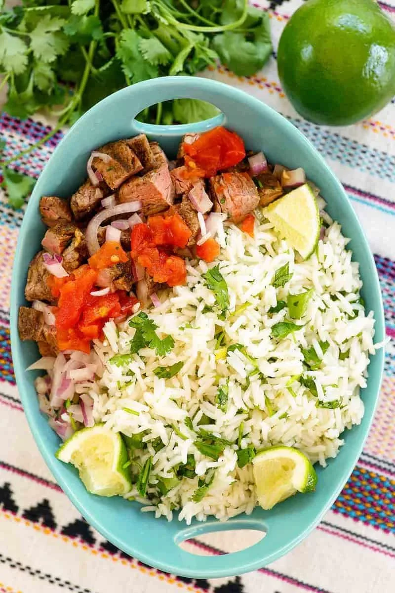 basmati and brown rice comparison for cilantro lime rice recipe